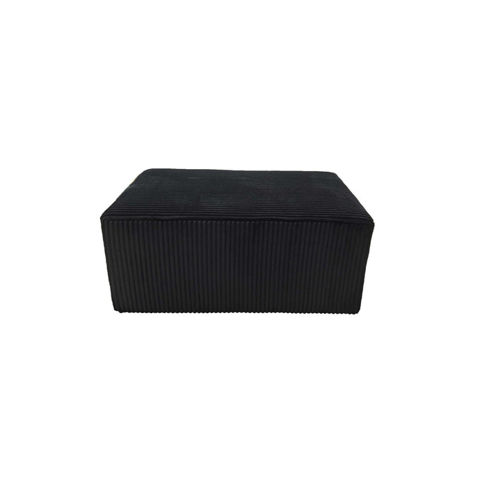Upholstered Ottoman, Lounge Furniture - Black