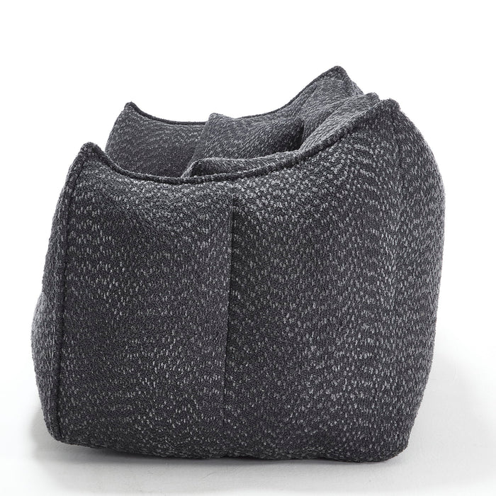 Comfortable Dual Beanbag Chair With High Resilience Foam Core For 2 People