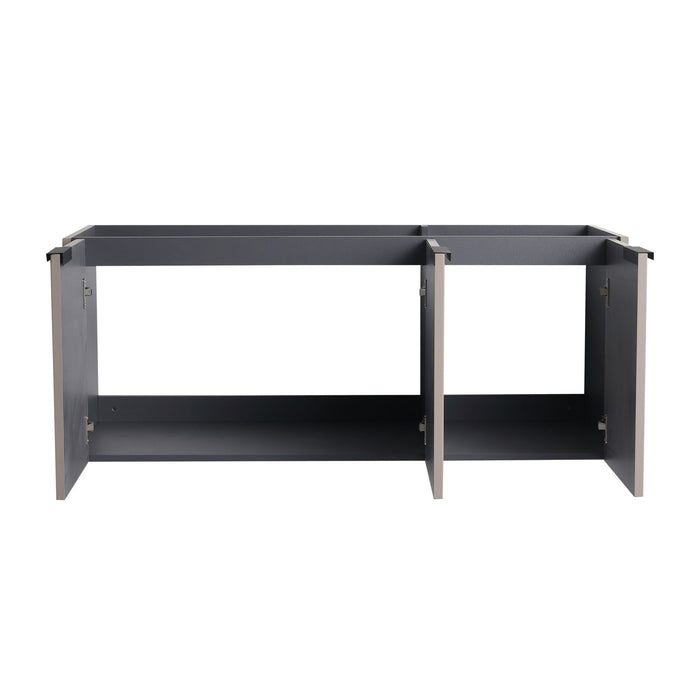 Contemporary Wall Mounted Bathroom Vanity With Soft Close Doors