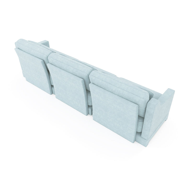 Elegant Sofa With Ergonomic Design And Lumbar Pillows