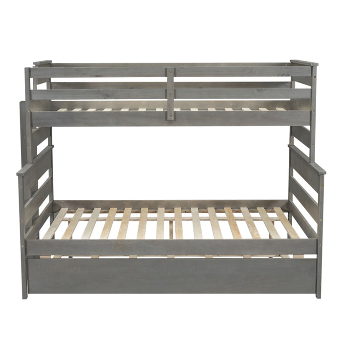 Detachable Design Bunk Bed With Ladder