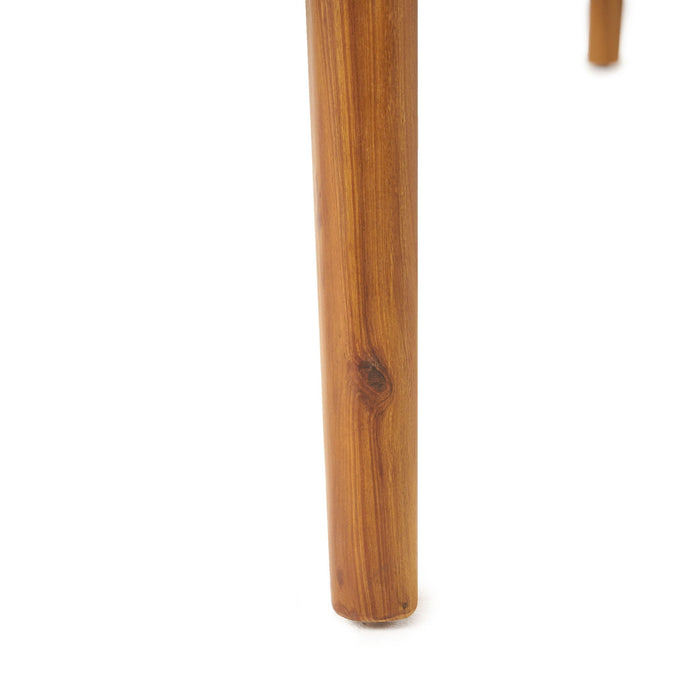 Modern Outdoor 7 Piece Expandable Dining Set With Stackable Chairs