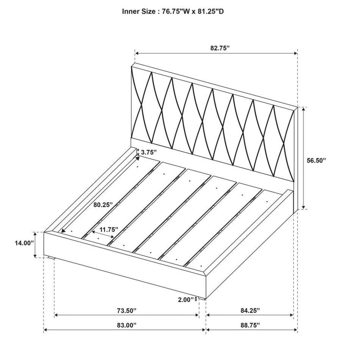 Delsea - Upholstered Platform Bed