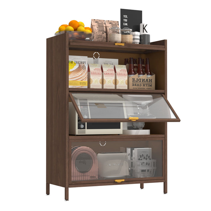 Flip Doors Cabinet, With Ample Storage Space
