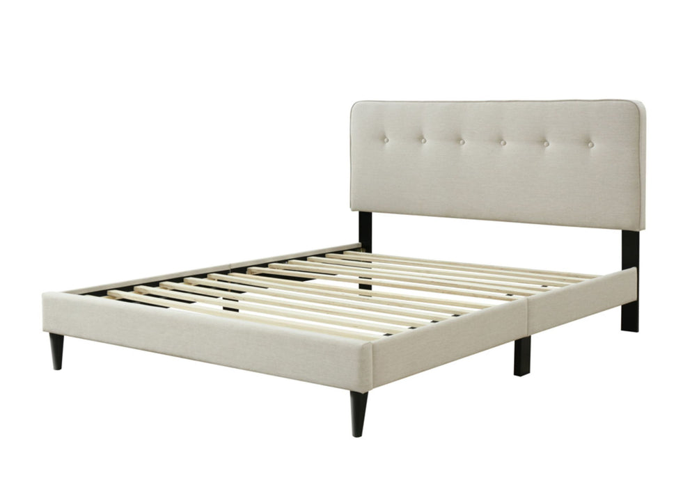 Upholstered Bed Compact With USB