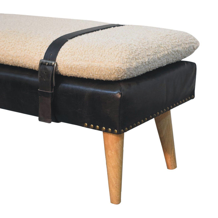 Buffalo - Hide Leather Bench