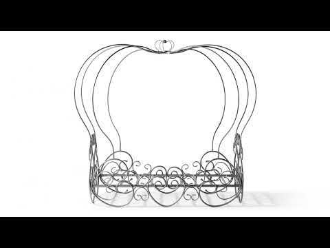 Priya - Twin Bed With Canopy - Silver