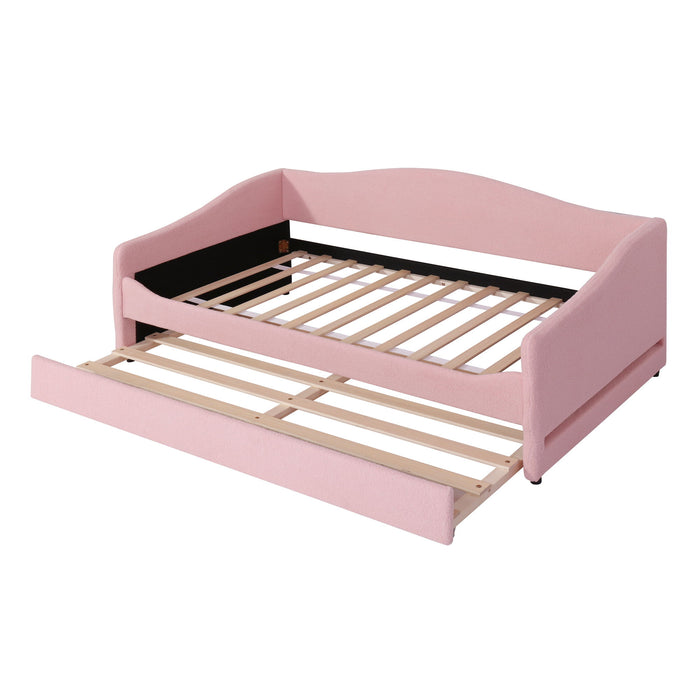 Design Upholstered Daybed With Light And Trundle