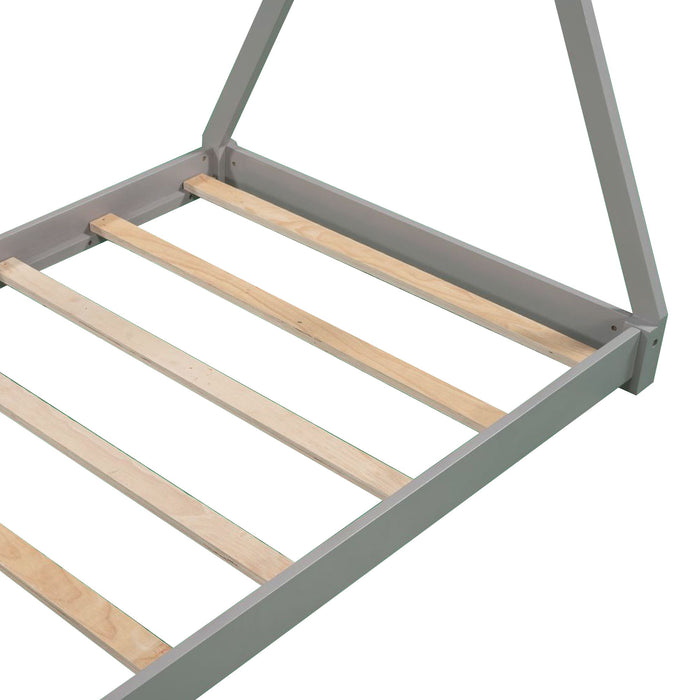 House Platform Bed With Triangle Structure