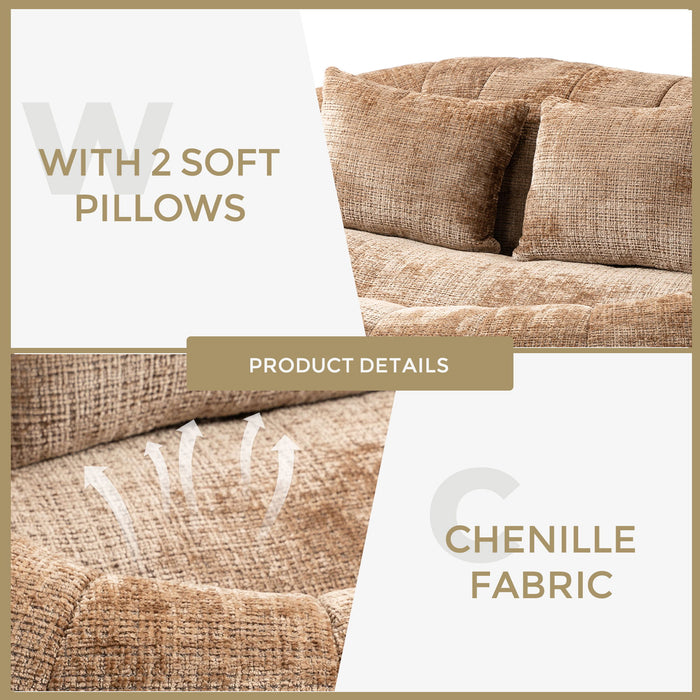 Bean Bag Lazy Sofa, Durable Comfort Lounger High Back Bean Bag Chair Couch