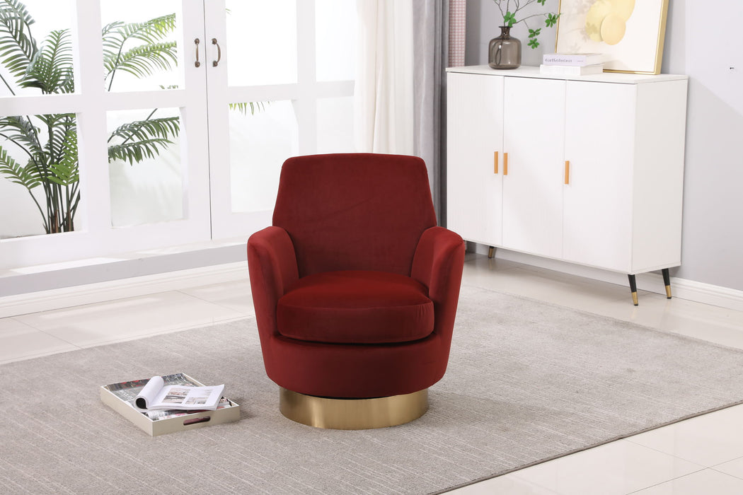 Teddy Swivel Barrel Chair, Swivel Accent Chairs Armchair For Living Room