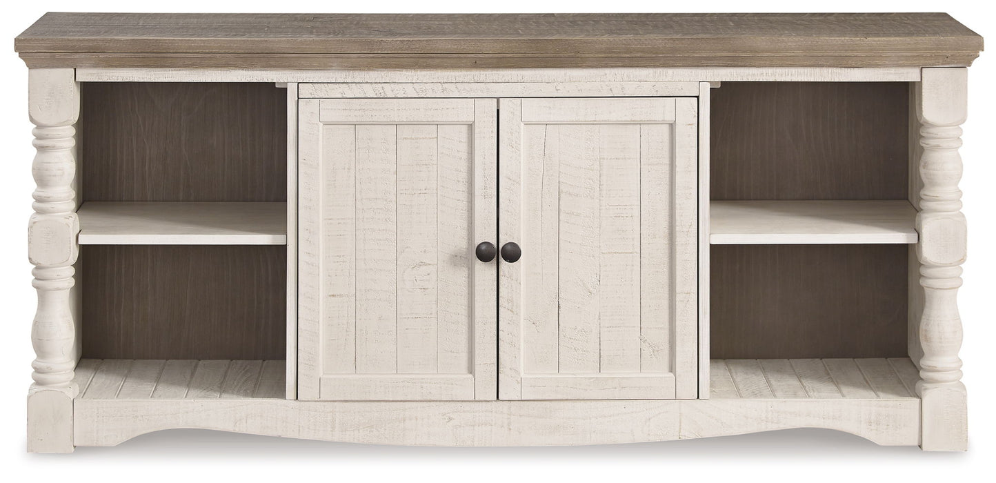 Havalance - 4 Pc. - Entertainment Center - 67" TV Stand - Brown / Beige