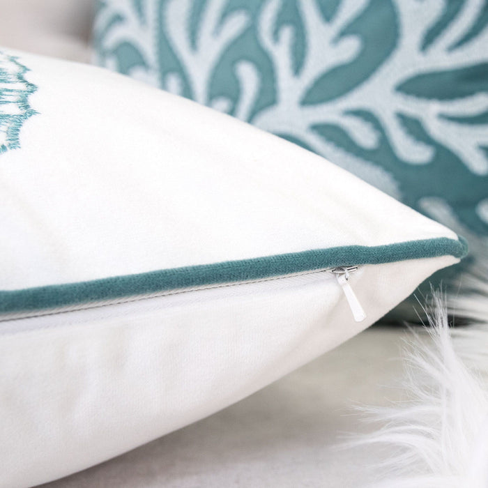 Seahorses Pillow Cover With Matching Back