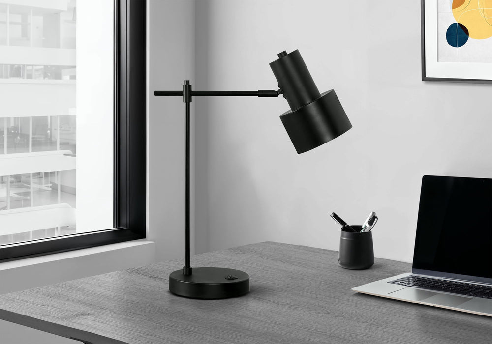 Lighting, Table Lamp, USB Port Included, Modern - Black