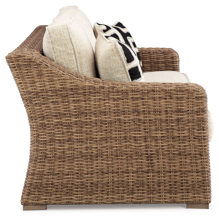 Beachcroft - Sofa with Cushion - Beige