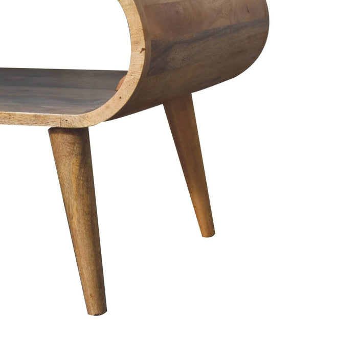 Solid Wood Open Coffee Table