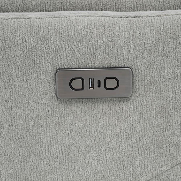 Adler - Upholstered Power Swivel Glider Recliner