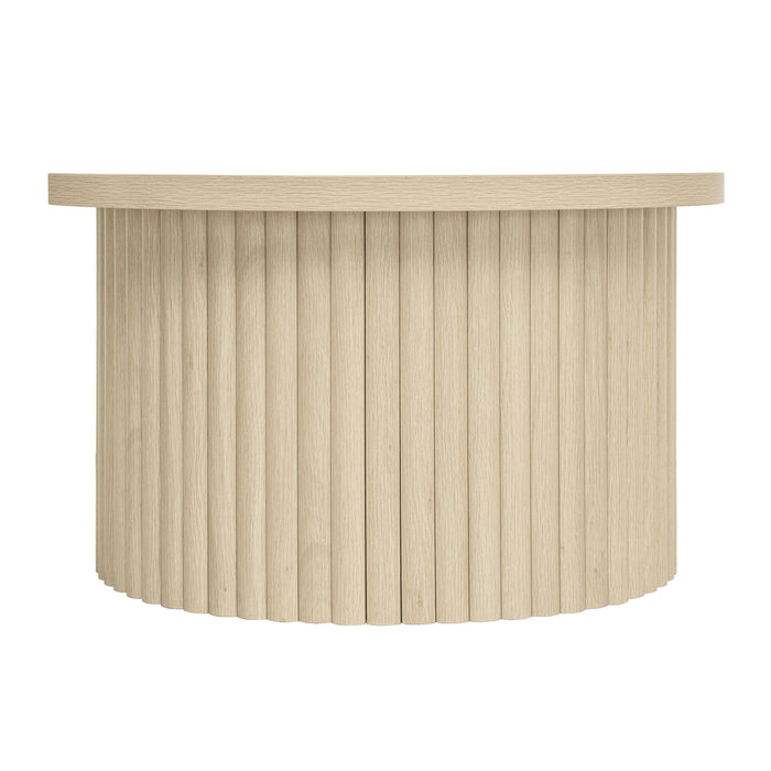 Modern Round Coffee Table And Side Table (Set of 2)