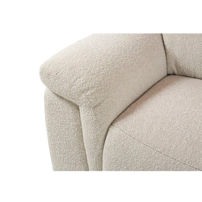 Dayana - Power Motion Sectional Sofa - Beige Boucle