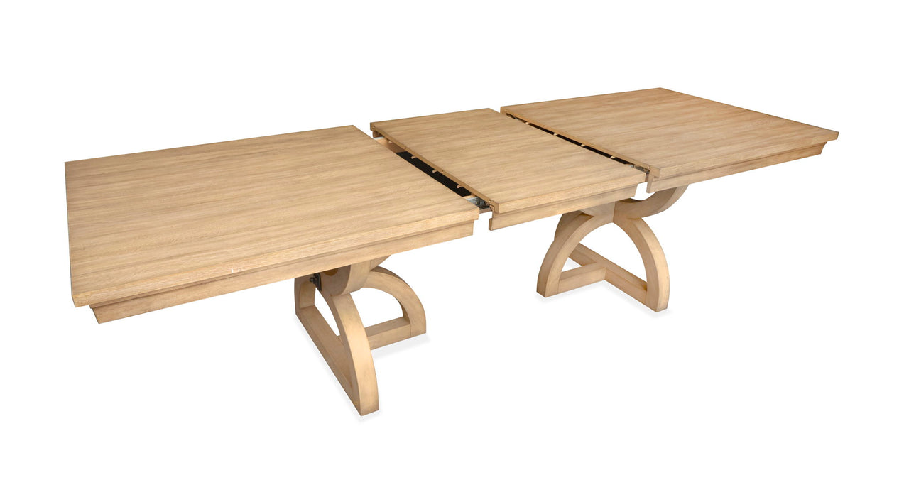 Coventry - Extendable Trestle Dining Table - Honey Maple