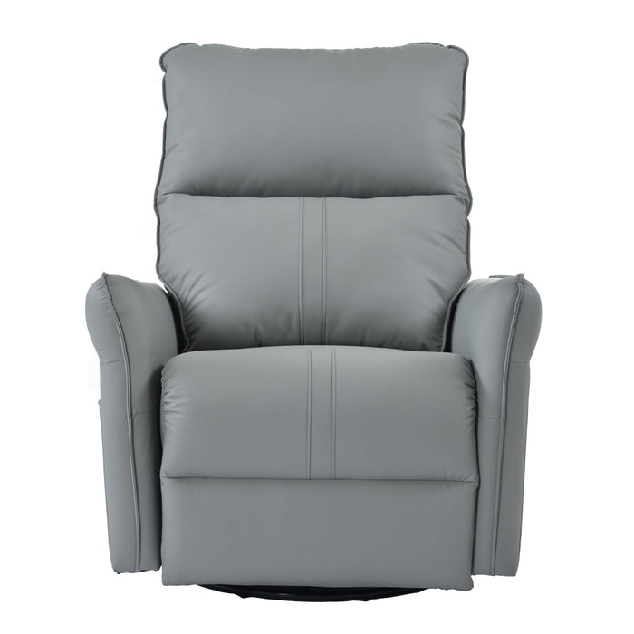270° Power Swivel Rocker Glider Recliner Chair With USB Ports