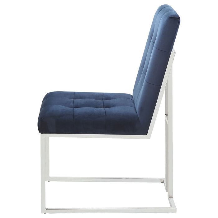 Tufted Back Upholstered Dining Chair (Set of 2)