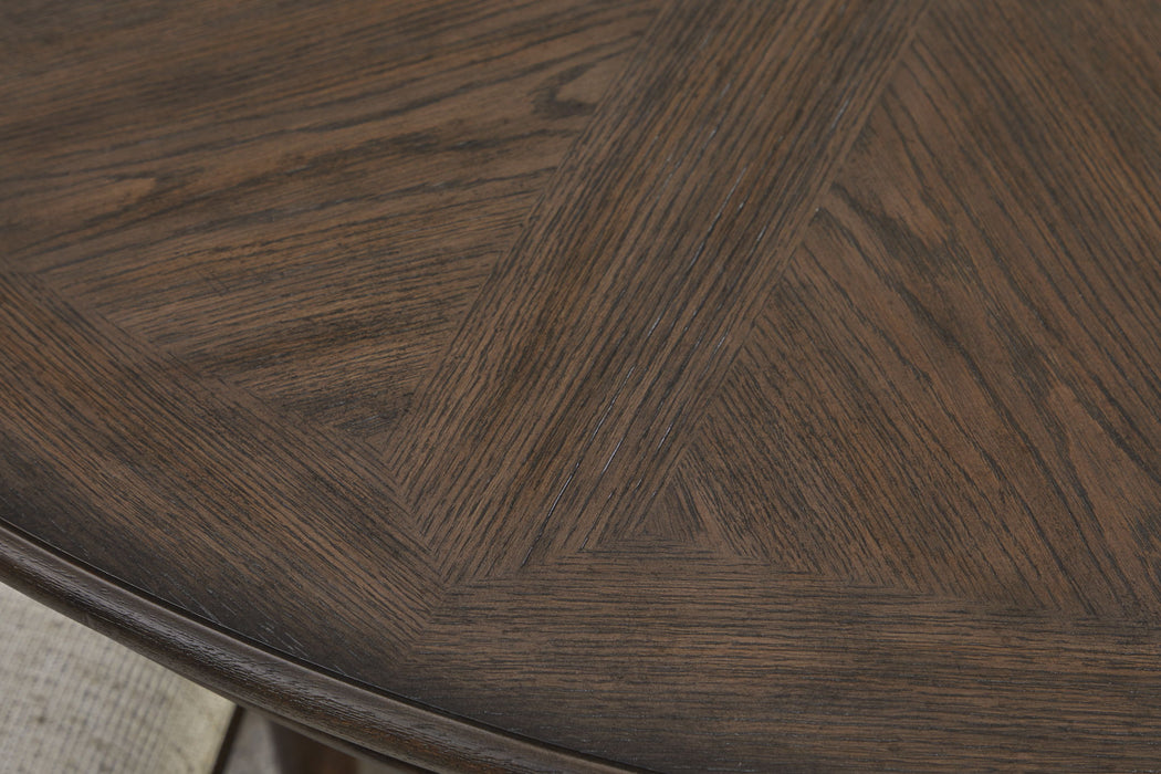 Saddle Creek - Round Dining Table - Timber Brown