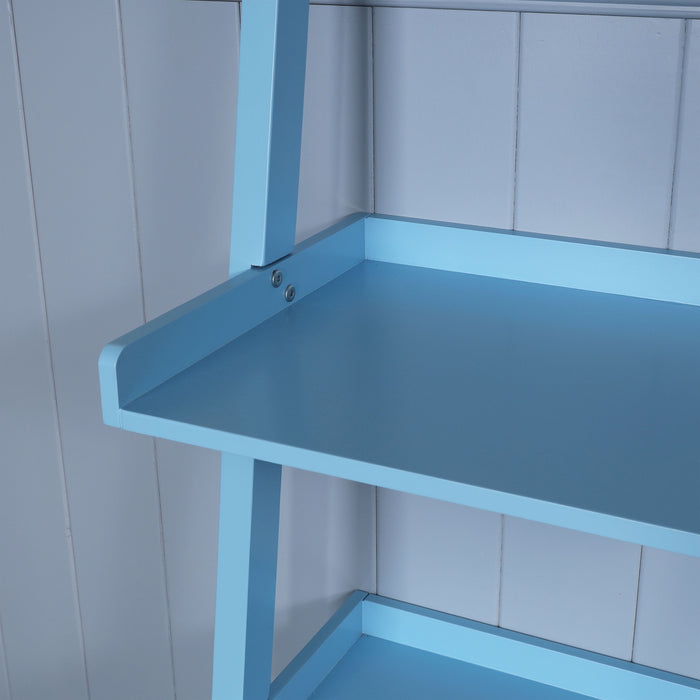 5 - Tier Ladder Shelf - Blue