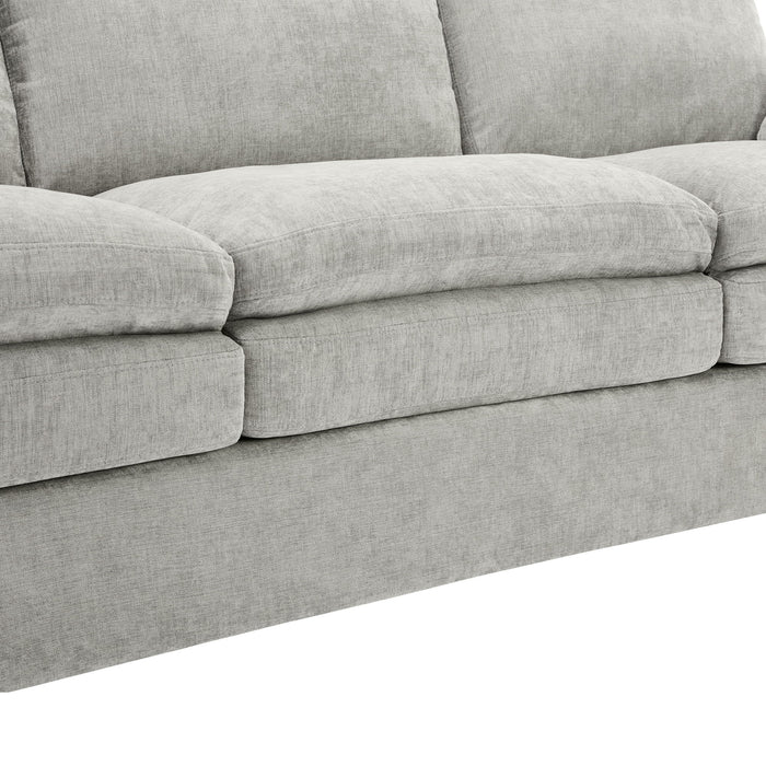 Cloud Sofa Set Couch For Living Room - Light Gray