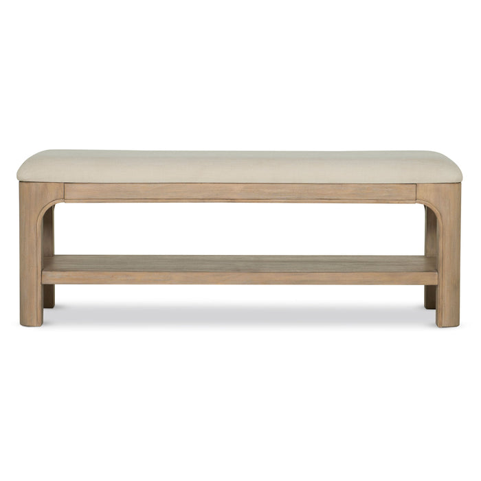 Solano 52-inch Bedroom Bed End Bench Weathered Mango