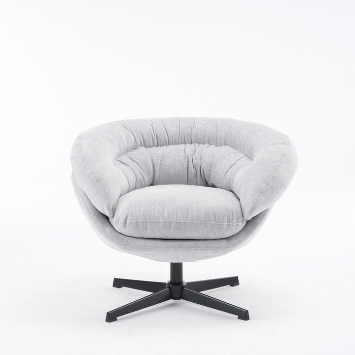 Modern Chenille Office Chair With 360 Degree Swivel