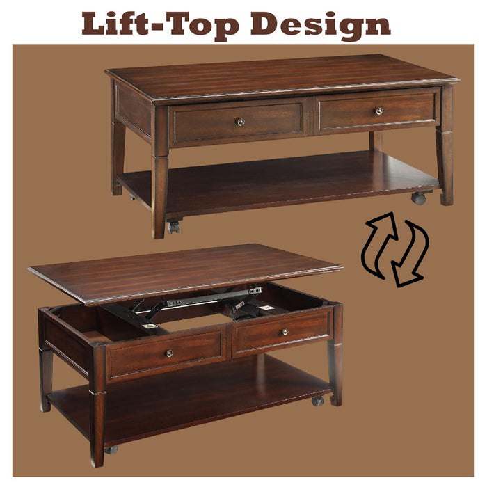 Malachi - Coffee Table w/Lift Top