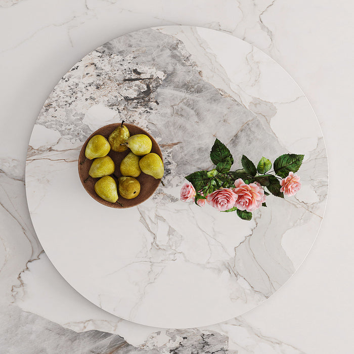 Dining Table Set With Wooden Base