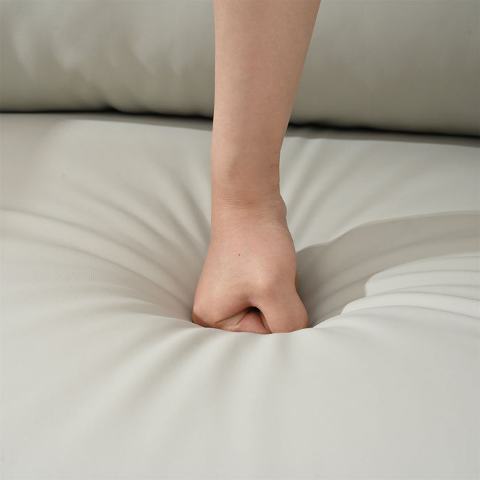 Rocking Recliner Chair, 360 Degree Swivel Nursery Rocking Chair, Glider Chair, Modern Small Rocking Swivel Recliner Chair For Bedroom, Living Room Chair Home Theater Seat, Phone Holder - Light Gray