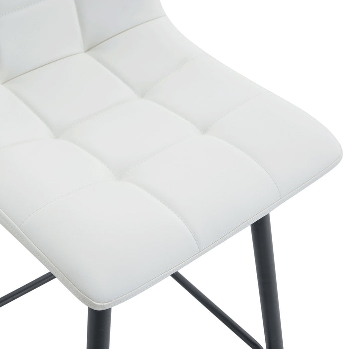 Bar Chair Set Comfortable With Metal Legs And Ergonomic Design