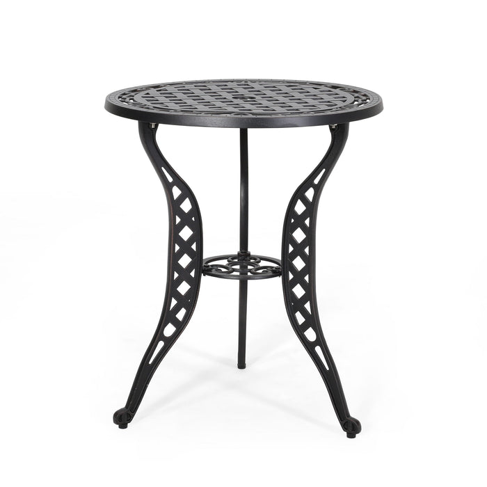 Bono Metal Bistro Set - Black