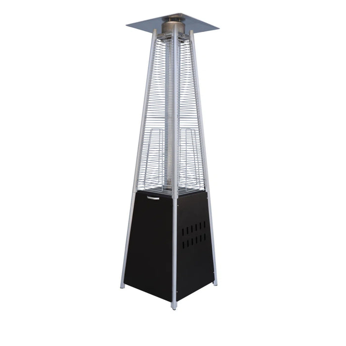 40, 000 Btu Propane Standing Patio Heater Stainless Steel