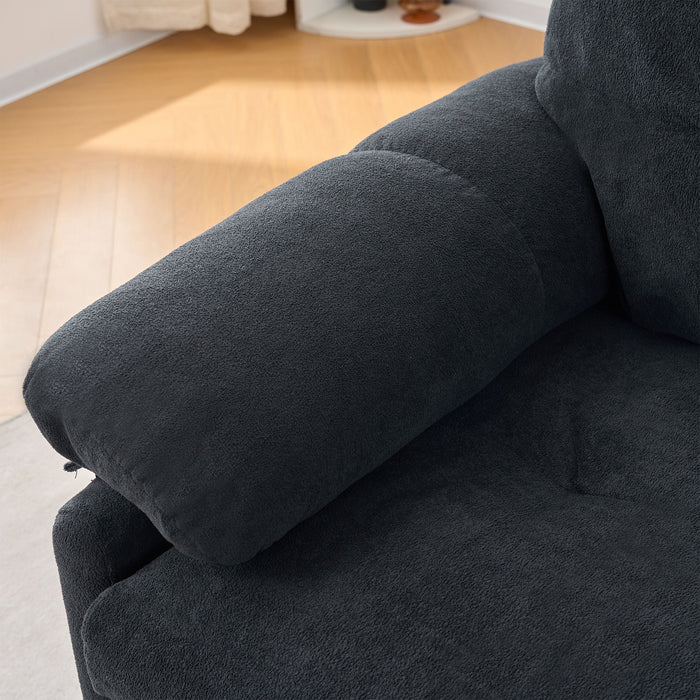 Convertible Pull Out Sofa Bed Queen Size, 3 In 1 With Side Storage