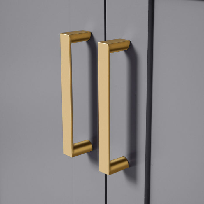 Modern Bathroom Vanity With Ceramic Sink, Soft Close Storage Cabinet