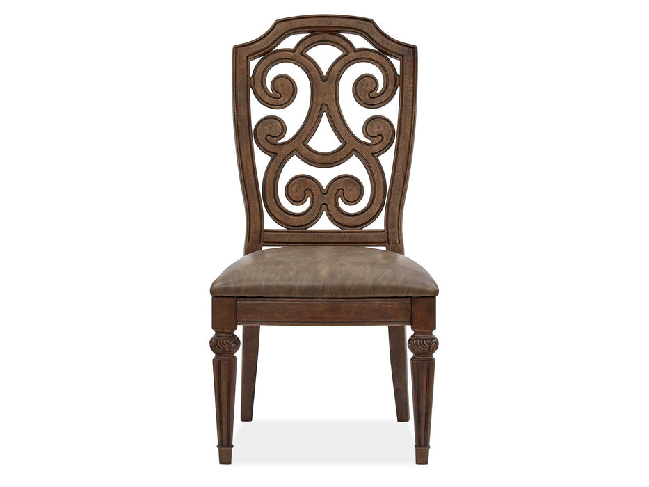 Durango - Wood Dining Side Chair With Upholstered Seat (Set of 2) - Willadeene Brown