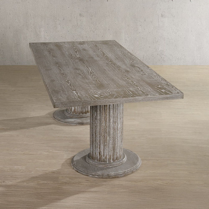 Gabrian - 31" Dining Table - Reclaimed Gray