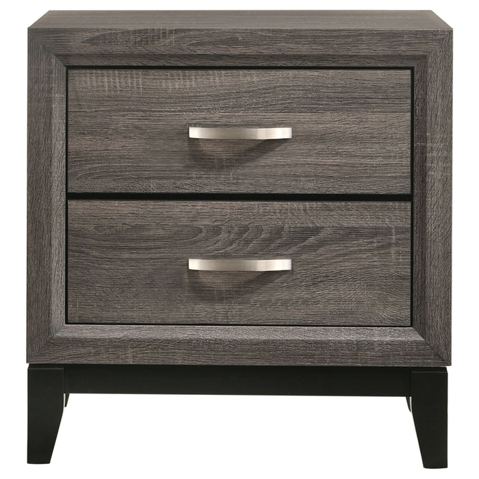 Watson Four-piece Eastern King Bedroom Set Grey Oak