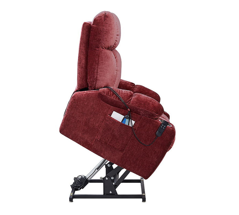 Liyasi Dual Okin - Motor Power Li Feet Recliner Chair For Elderly Infinite Position Lay Flat 180° Recliner With Heat Massage