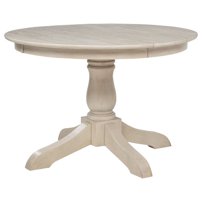 Orrison 5-piece Oval 62-inch Extension Leaf Dining Set Linen