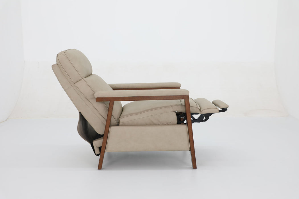 Ashland (B) - Recliner Push Thru The Arm - Cashmere-Stone