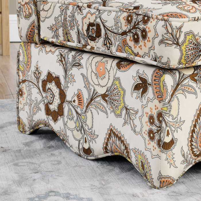 Stylish Flannel Dining Chair With Soft Cushion And Backrest