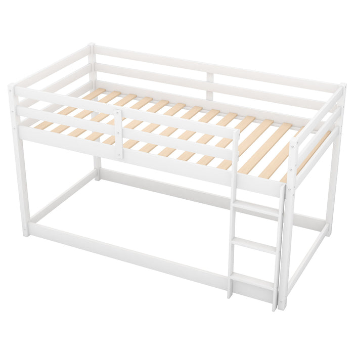 Floor Bunk Bed With Ladder