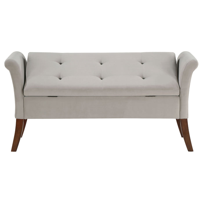 Pasley - Rolled Arm Storage Bench