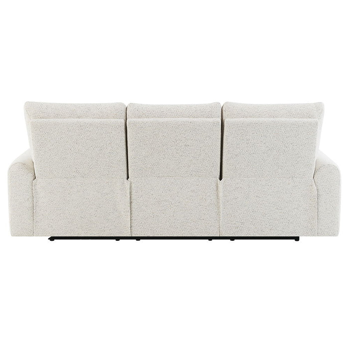 Lalisa - Power Motion Sofa With USB Port - Cream Chenille