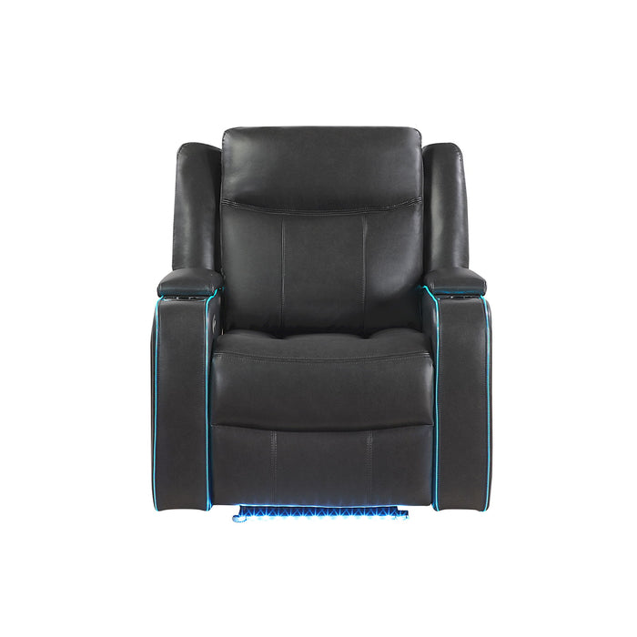 Blanca - Power Reclining Set With LED Lights, USB And Built In Speakers